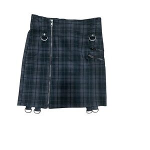 Killstar Adele Tartan Mini Skirt Size Small